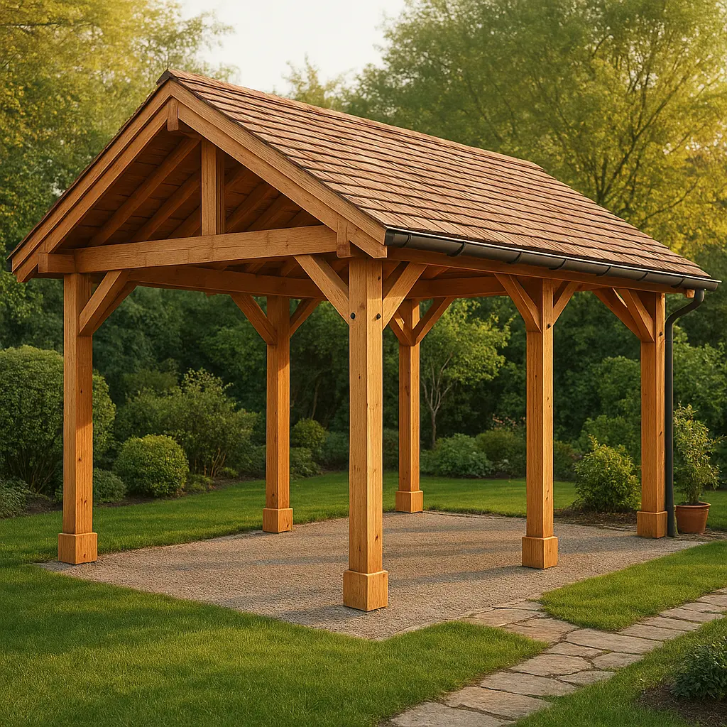 Carport aus Holz